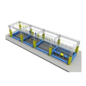 Rectangle Adult Kids Indoor Playground Soft Affordable Indoor Obstacle Warrior Course