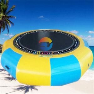 Water Sports Inflatable Water Bouncer Trampoline Game for Lake
