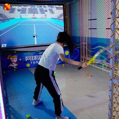 Indoor Games Simulator Zone Interactive Tennis Game Machine