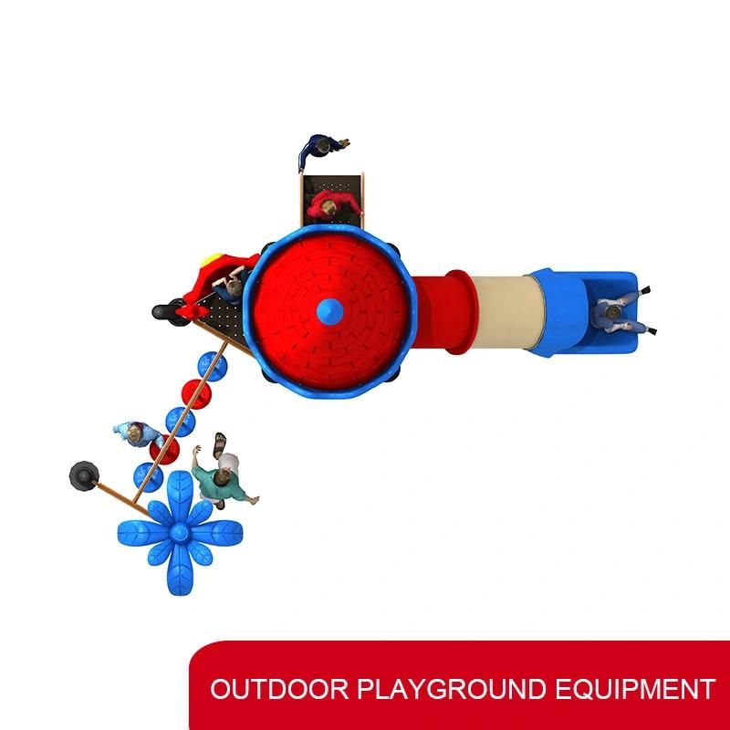 Children Amusement Park Kids Outdoor Playground Equipment with Climbing Frame