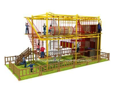 Commercial Kids Outdoor Rope Course Adventure Sports Equipment for Sale