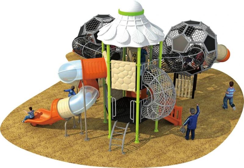 Sports Series Outdoor Big Playground Equipment Kids Climbing Slide