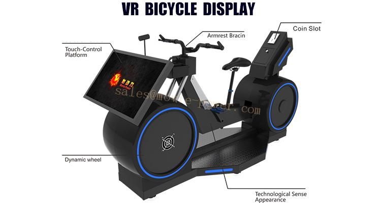 New Feeling Fitness Professional Design 9d Vr Exercise Bicycle Simulator