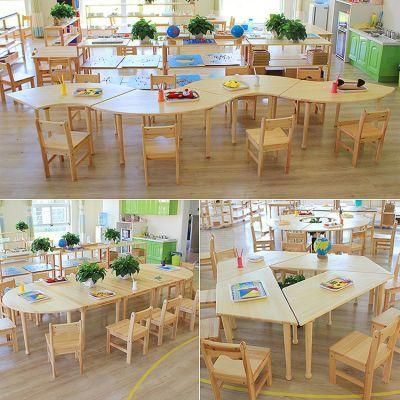 Popular Kids Furniture for Kids Wooden Study Table Modern Kids Table