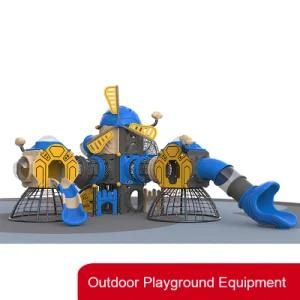 Amusement Park Outdoor Sliding Climbing Net Equipment Children Playground Plastic Slide for Sale
