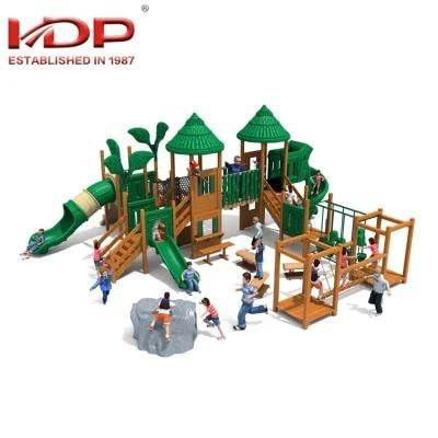 Kids Outdoor Playground Wooden Play Area for Sale