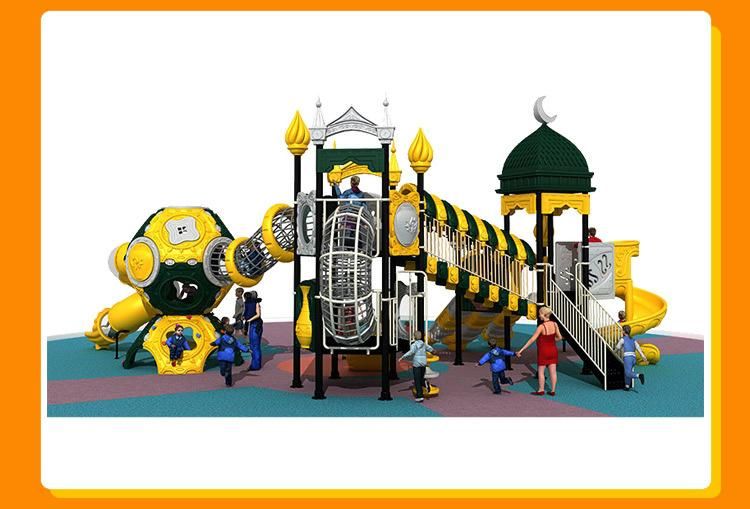 High Quality Children Kids Custom Large Outdoor Climbing Playground with Slide for Sale