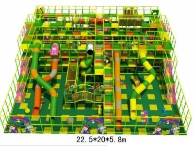 High Quality Children Amusement Park Kindergarten Kids Playhouse Indoor Playground Equipment Plastic Play House with Slide Toy