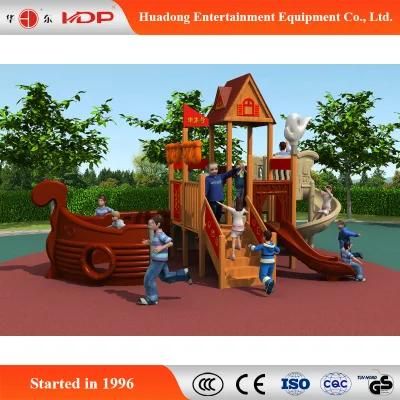 Orders Outdoor Playground Slide Funny Wooden Equipment (HD-MZ060)