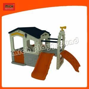 Kindergarten Kids Plastic House Indoor Baby Slide with Climbing Structure