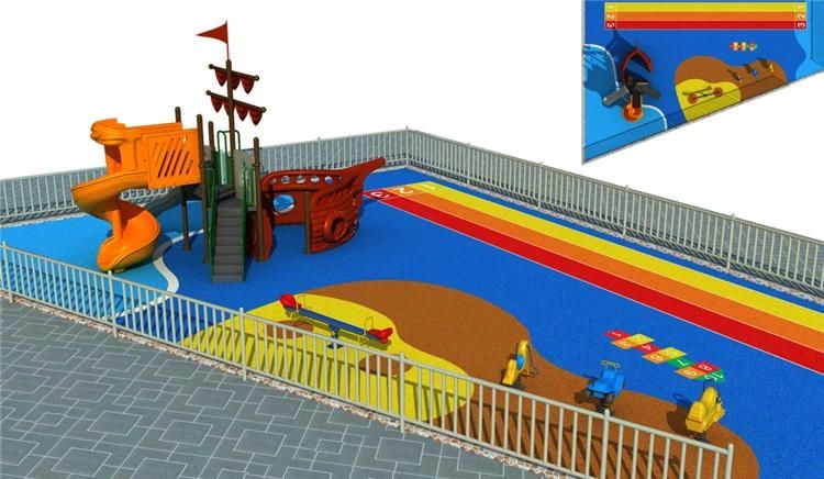 PE Board Train Series Outdoor Playground Equipment