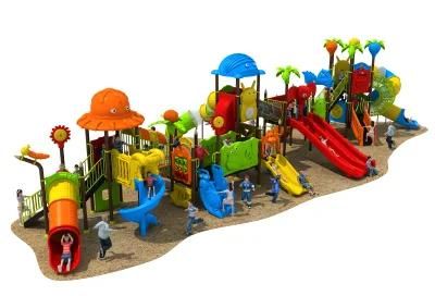 New Style Large Outdoor Playground Equipment Plastic Slide