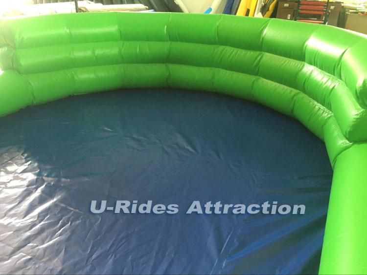 City slide inflatable water slide with swimming pool