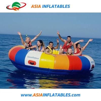 Inflatable Floating Water Toy Towable UFO Inflatable Disco Boat