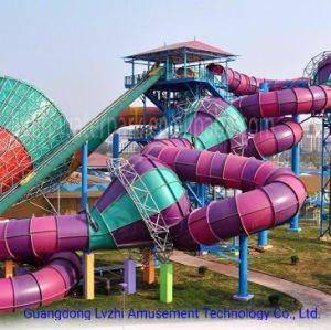 Big Water Park Equipment Fusion Water Slide