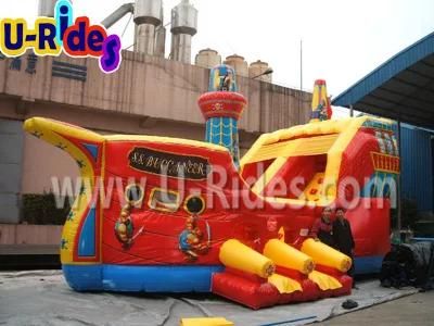 New design Inflatable Pirate Ship Castle Slide Inflatable Combo Jumping house For Event