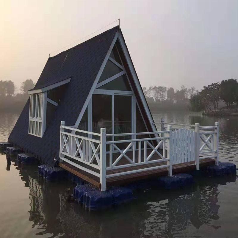 Water Platform Floating Floating House Pavilion Dock Pontoon for Marina