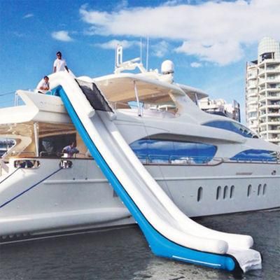 Boat Dock Slide Inflatable Yacht Floating Water Slide for Sea