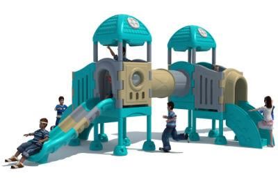 Full Plastic Kids Playground Outdoor Playhouse Equipment