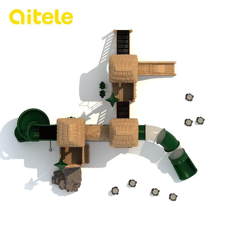 High Quality Plastic Outdoor Playground Equipment for Children