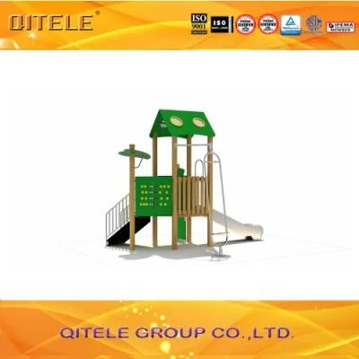 Outdoor Playground with Plastic Wood Post for Children