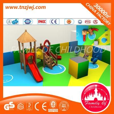 Kid Outdoor Wooden Playhouses Playground Equipment with Slides