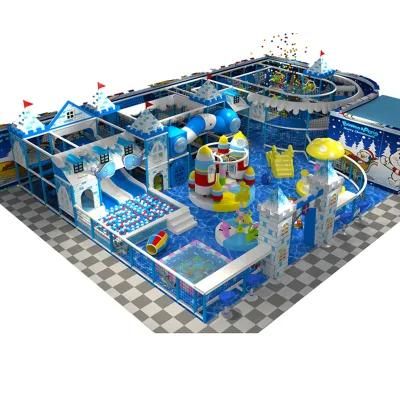 Ocean Theme Children Indoor Amusement Park Large Combination Play Equipment