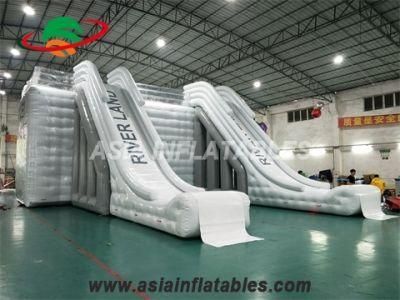 Floating Inflatable Wake Island Giant Floating Inflatable Water Slide