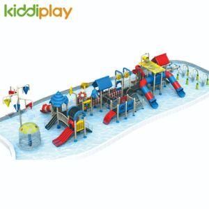 Outdoor Playground Water Park Equipment Slides Series for Children