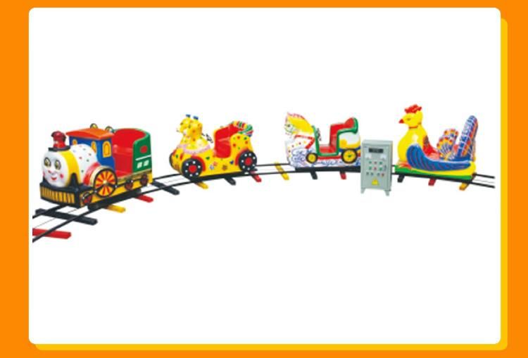 Supplier Amusement 4seats Kiddie Ride Robot Electric Mini Track Train (KL6039)