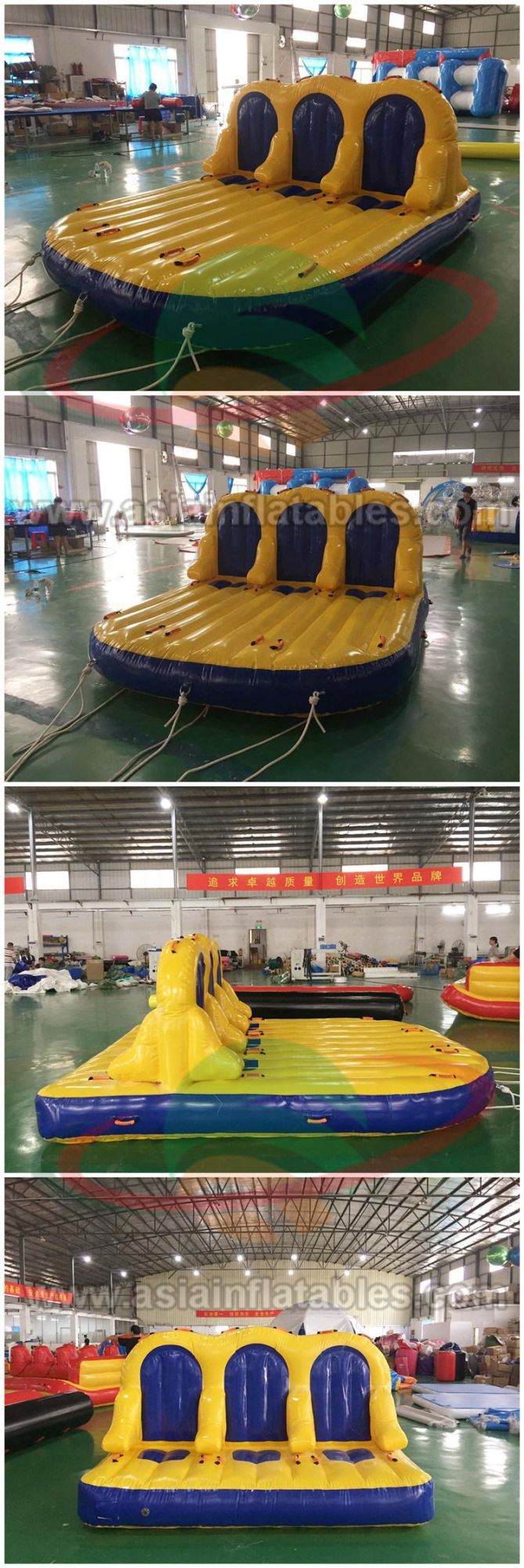Wholesale Inflatable Crazy Boat Commercial UFO Towable Water Tubes
