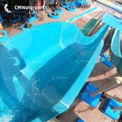 Hot Sale Water Park Fiberglass Water Slide Teenager Slides for Outdoor