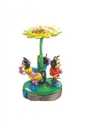 Mini Carousel Small Bee Style Animal Merry Go Round for Kids Rides Indoor