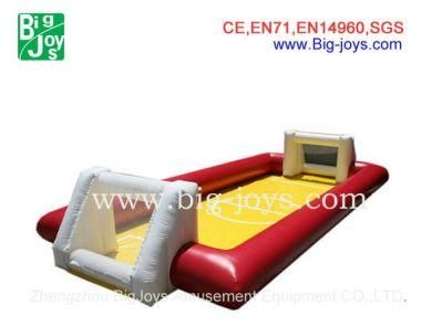 Low Price Inflatable Soap Football Field, Inflatables Sports Games