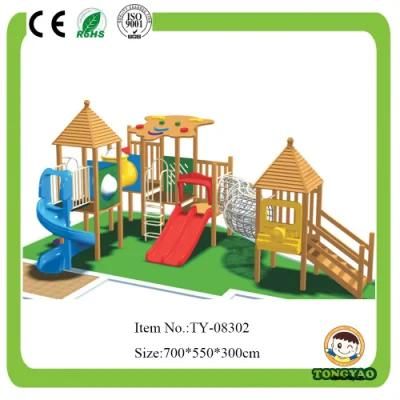 Wooden Colorful Outdoor Playground for Kids