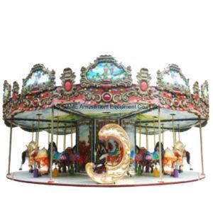 24 Seats-a Revolving Horses Carousel for Amusement Park