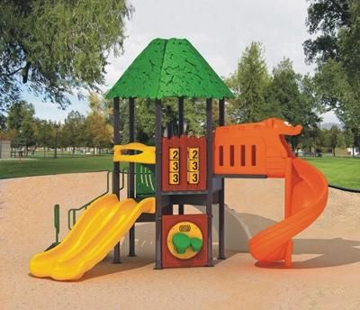 Plastic Outdoor Playground with Slide (Ty-70551)