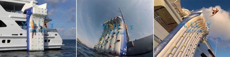 Water Floating Inflatable Dock Climbing Wall for Yacht