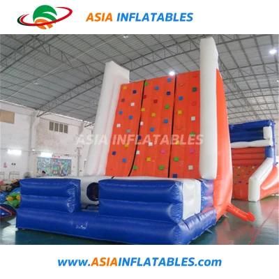 Colorful Kids Games Climbing Mountain Inflatable Rock Climbing Wall for Sale