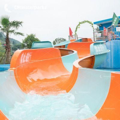 Professional Customization Water Park Equipment Fiberglass Water Slide Pool Slides for Outdoor