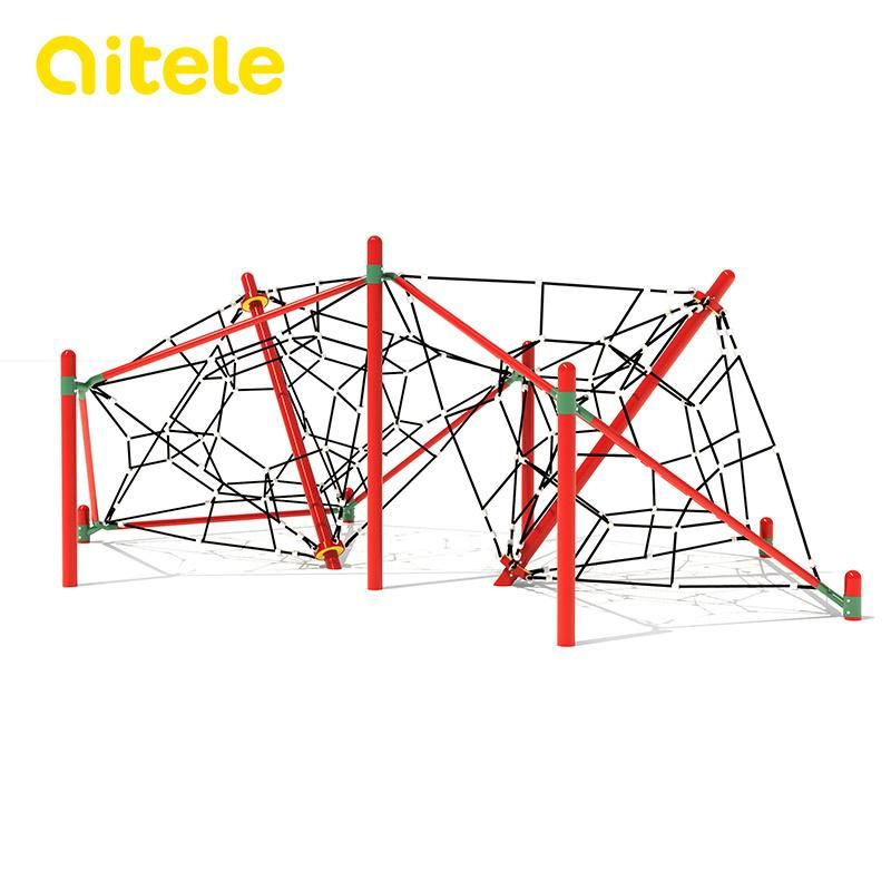 New Product Stable Net Climber From Qitele Outdoor Playground Equipment
