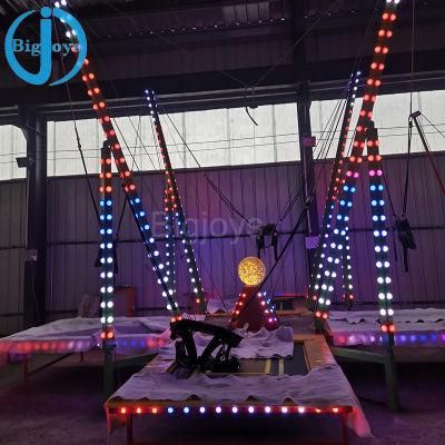 4 in 1 Trampolines Bungee for Kids and Adults