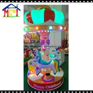 3 Seats Crown Carousel Kid&prime;s Horse Ride