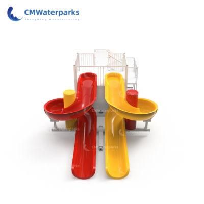 Commercial Water Park Equipment Fiberglass Water Slide Pool Slide for Kids Adult