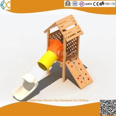 Small Size Wooden Play Equipment for Children Wood Garden Play