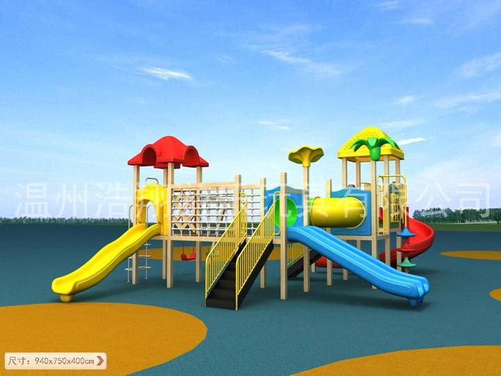 Wood Outside Playsets Backyard Outdoor Wooden Playground Equipment for Kids