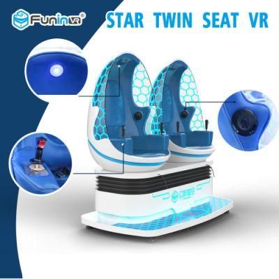 Virtual Reality Cinema Two Seats Egg Chair 9d Vr Simulator