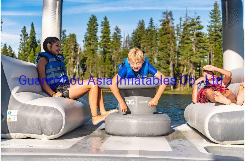 Inflatable Water Floating Pub with Tent for Adults Ohana Lounge