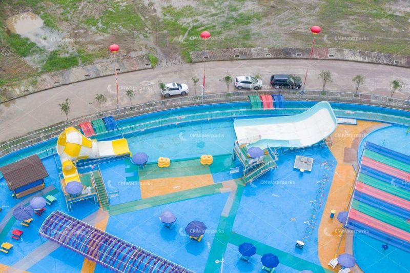 High Quality Fiberglass Water Slide Outdoor Water Park Equipment for Adult Kids