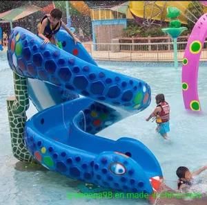 Water Park Fiberglass Snake Slide for Indoor &amp; Outdoor Playgground (LZ-041)